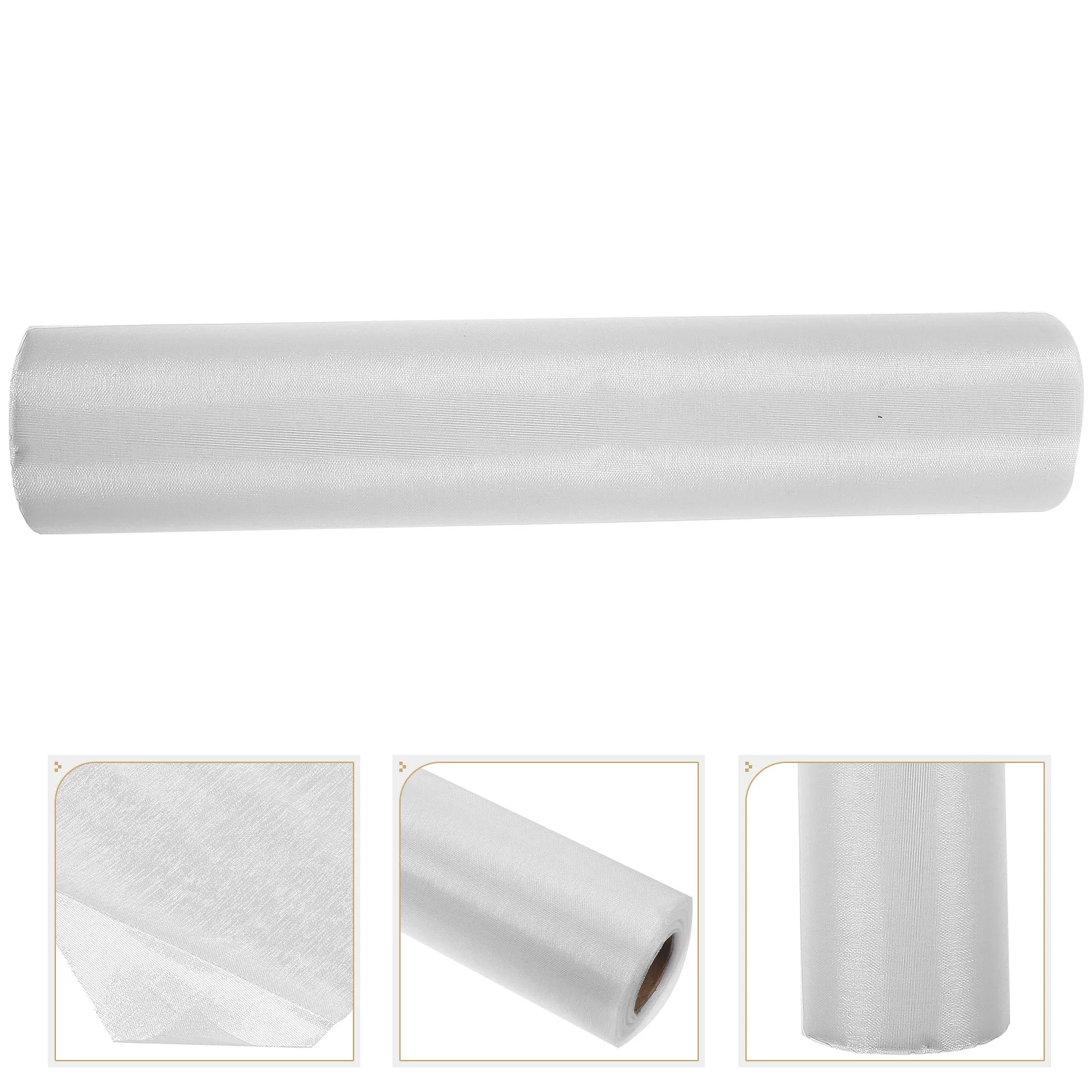 

1 Roll Organza Mesh Ribbon Wear Resistant Durable for Gift Wrapping Wedding Party DIY Tulle Fabric Organza Ribbon