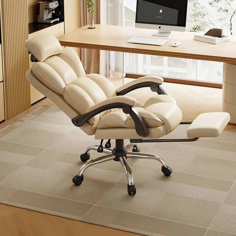 

Домашний вращающийся высококачественный диван-кресло с откидной спинкой, удобное игровое кресло из искусственной кожи, офисное компьютерное кресло для прямой трансляции, игровое кресло