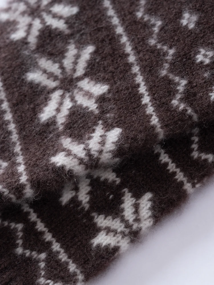 ZYCZCXX A-grade 100% Cashmere Knitted Soft Warm Touch Screen Gloves in Autumn and Winter Stretch Gloves for Men And Women.