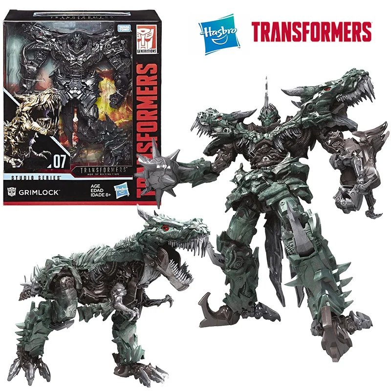 

Hasbro Transformers Studio Series SS07 Grimlock 20Cm Leader Class Original Action Figure Model Toy Birthday Gift Collection