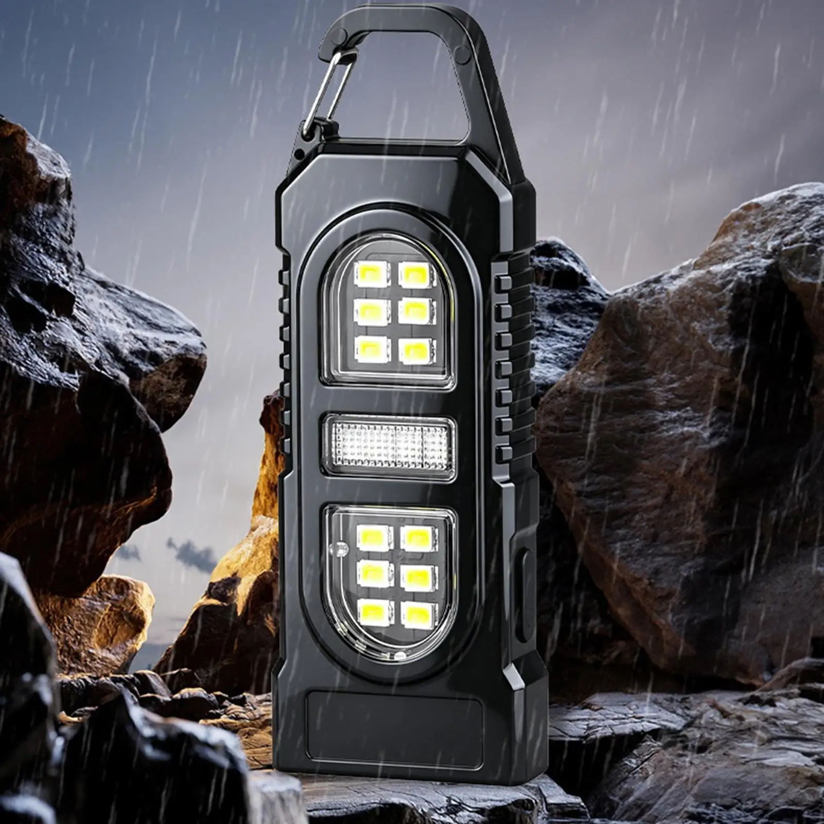 Keychain Light Bright LED Waterproof Safety Lamp Small Flashlight Keychain Torch Light For Outdoor Camping Hiking Backpacking