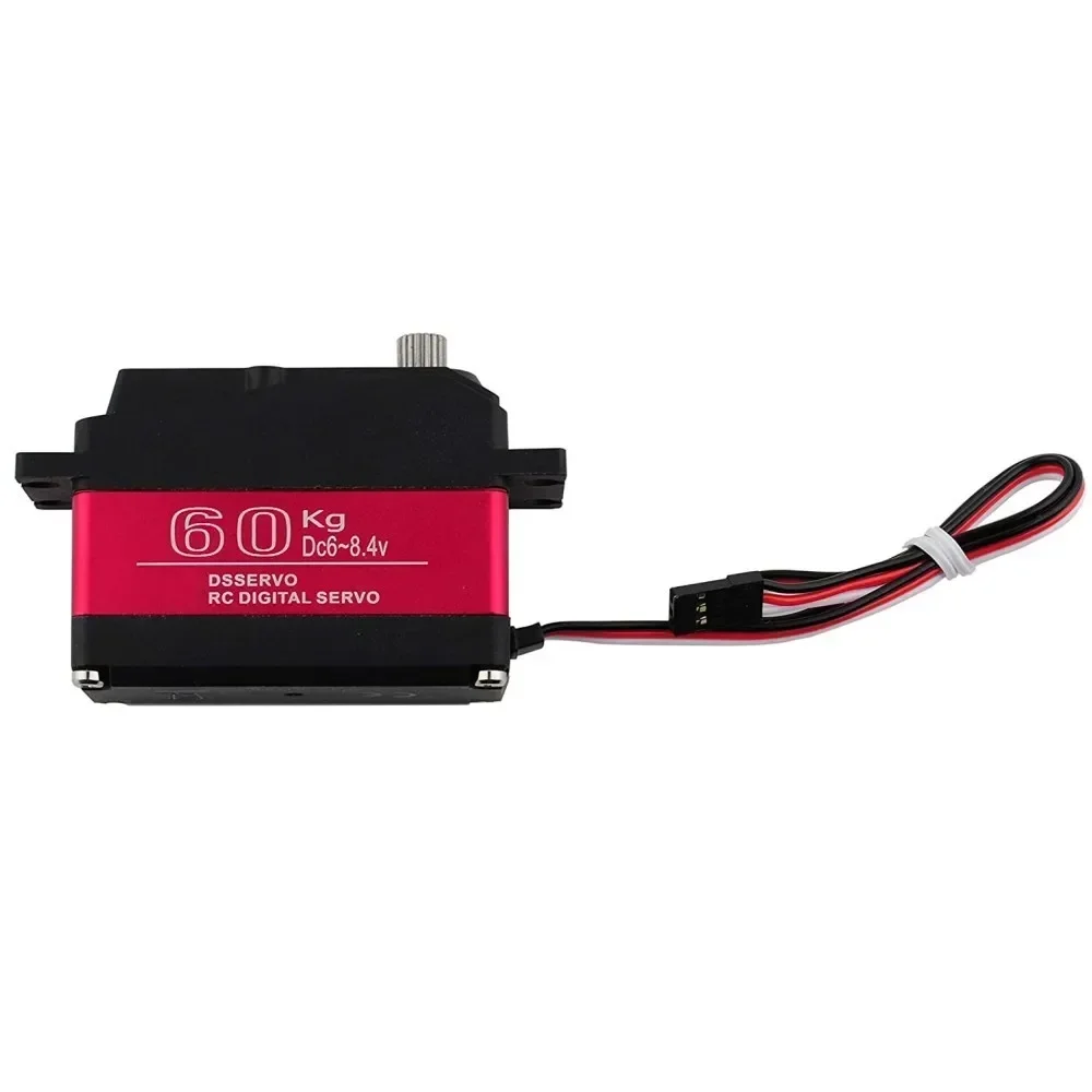Couple élevé étanche 60Kg 180 °   Servo numérique à engrenages métalliques DS5160, pour voiture Robot RC 1/6 Axial SCX6 1/5 Redcat HPI