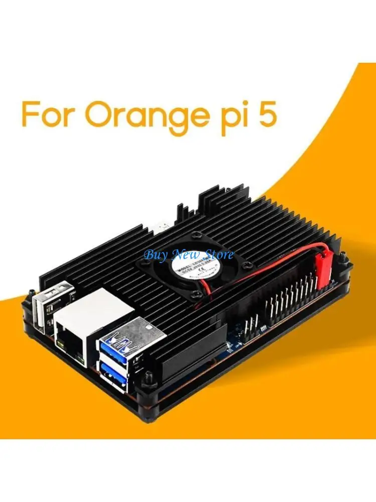 

20CE Alloy Case- Box with Cooling Fan for Orange 5 Heat Dissipation Enclosure
