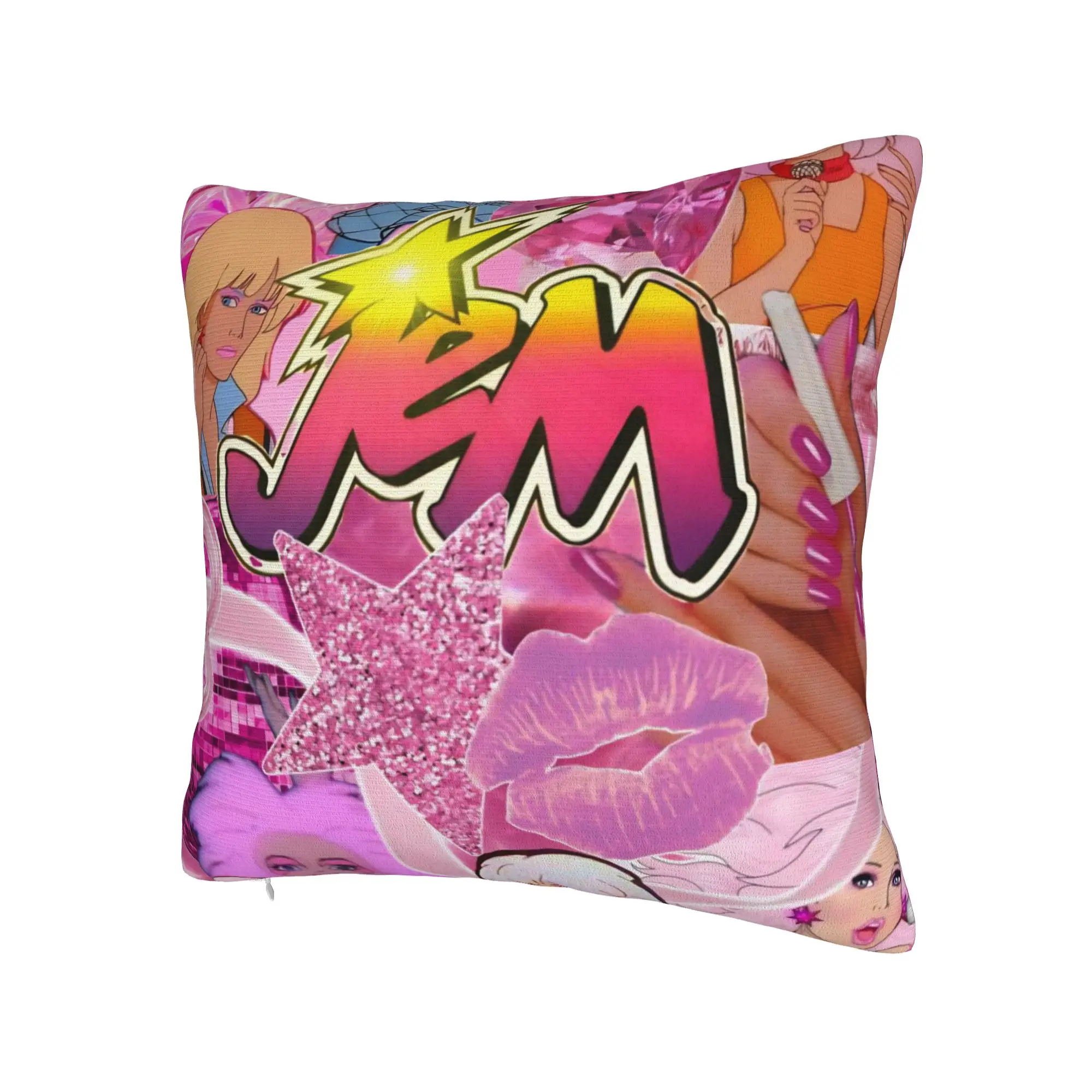Decorative Pillowcase Jem And The Holograms Stuff Car  Throw Pillow Case Cover Zipper Multiple Sizes