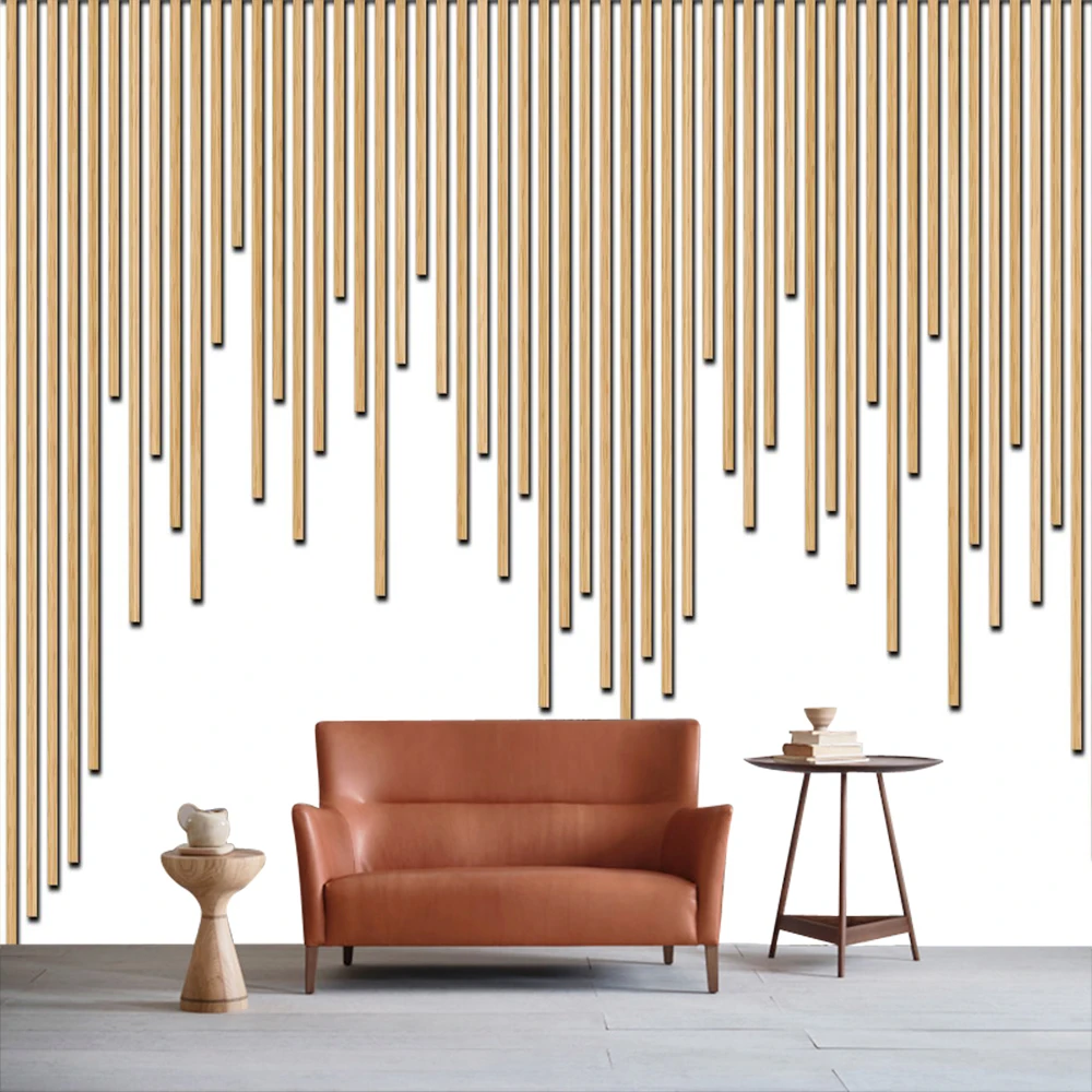 custom papel de parede 3D Wood grain Wall paper home decor Hotels Mural wallpapers for living Room Bedroom art wall stickers