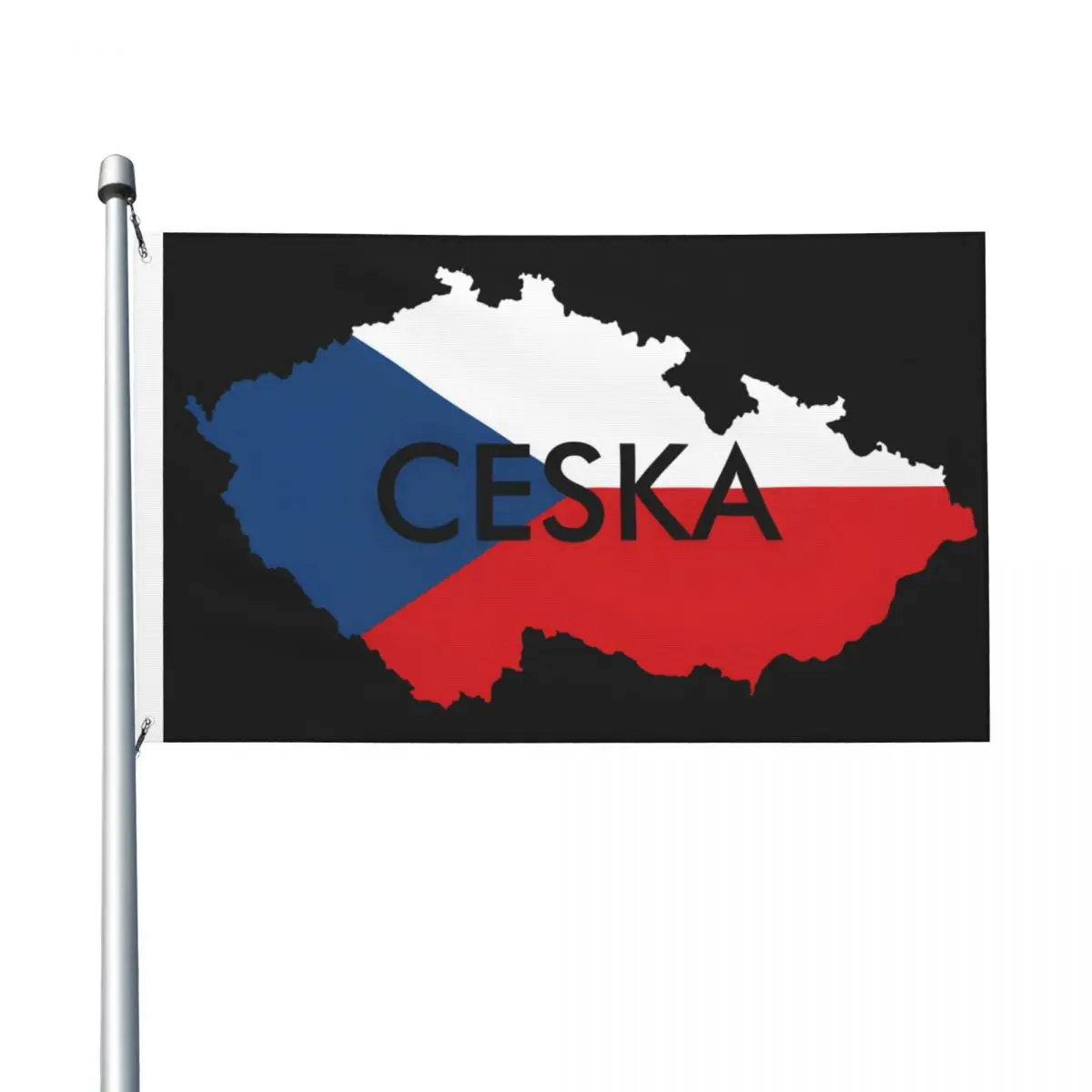 Czech Republic Flag Map Flag Hanging Banner For Celebration Home Decoration 3x5 ft Funny Flags