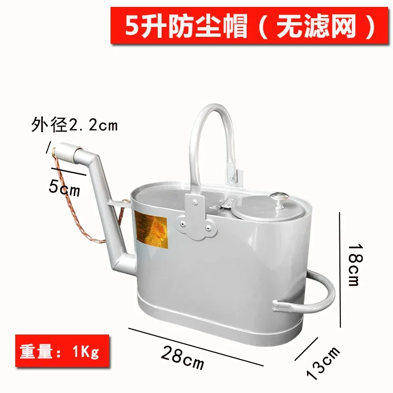 Dust Protection Cap Aluminum Oil Bucket Pot Long Mouth 10 Liters 20  Thickened Explosion-Proof Diesel Gasoline Can