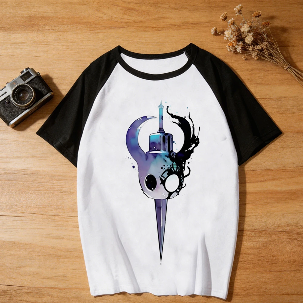 Hollow Knight t shirt women summer dollette japan vintage manga t-shirt baddie gothic dollette y2k scene