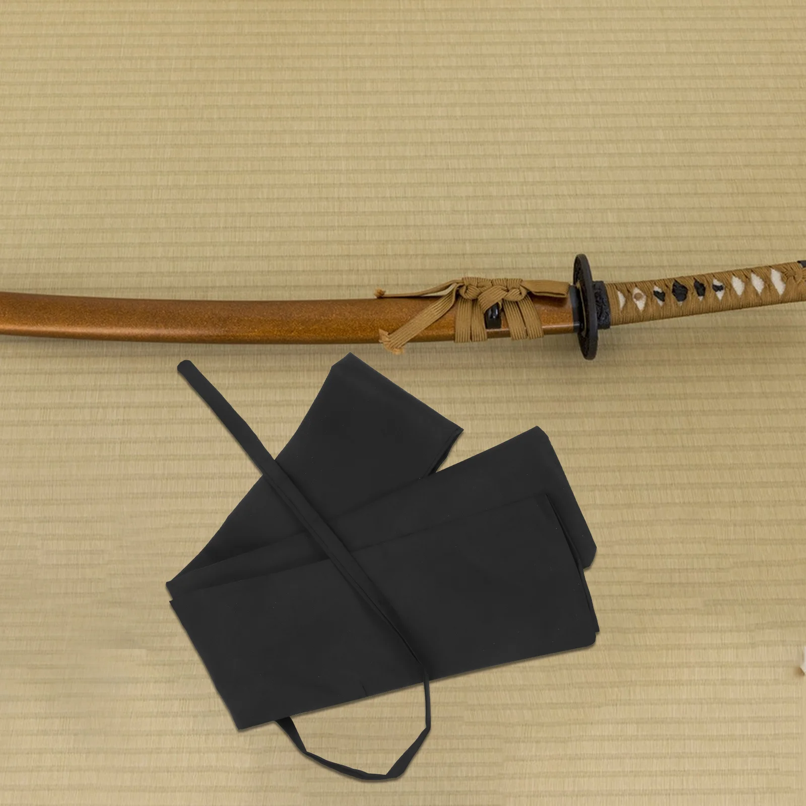 

135Cm Long Sword Holder Padded Cloth Case Protective Cover for Jian Swords Ideal for Cosplayers Collectors Reusable