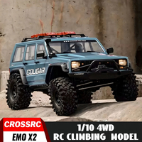 New Crossrc EMO X2 Remote Control Climbing Car 1/8 2.4G RTR Differential Lock Dual-speed Door And Bridge Off-road RC Car Model