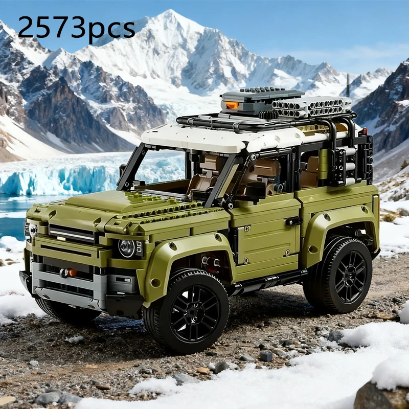 Juego de bloques de construcción todoterreno de 2537 piezas, kit de modelo de coche SUV 4WD de lujo para adultos, colección avanzada de vehículos DIY