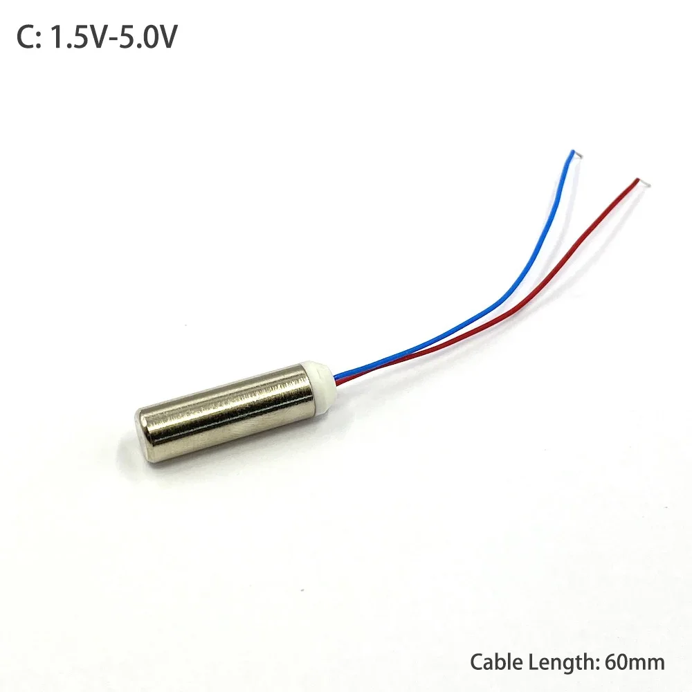 DC 1.5V 3V 3.7V 5V 6V Waterproof Vibration Motor Mini Micro 7MM Coreless Encapsulated Vibrator Beauty Instrument Toy Massager