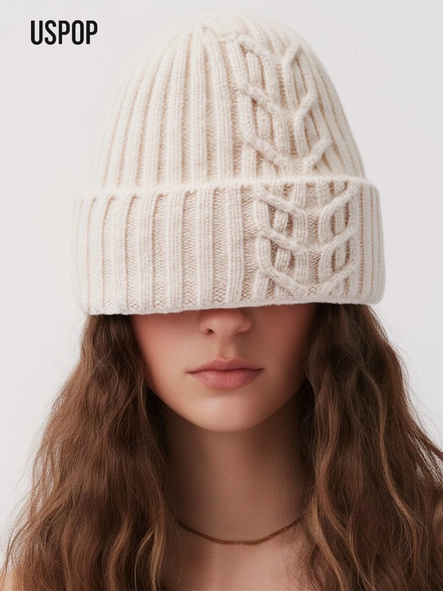 uspop-gorro-de-punto-100-cachemira-para-mujer-gorro-de-invierno-grueso-y-calido-con-patron-de-diamantes-gorro-de-punto-con-puno-doblado-suave