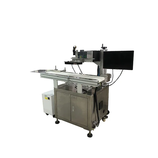 High precision camera visual positioning laser marking machine products can be arbitrarily placed in the specified position