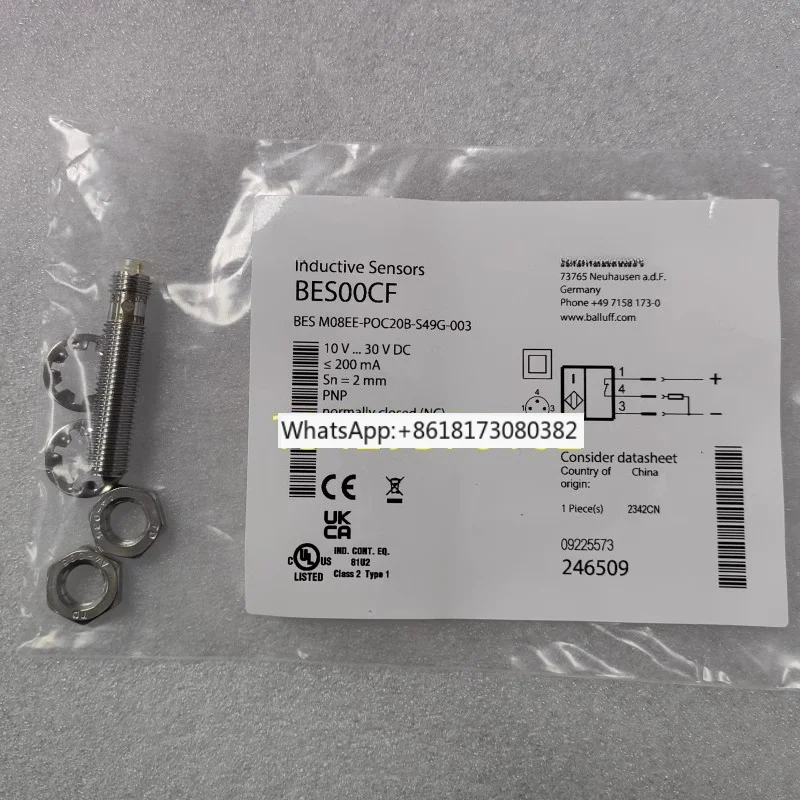 

BES00CF BESM08EE-POC20B-S49G-003 proximity sensor PNP