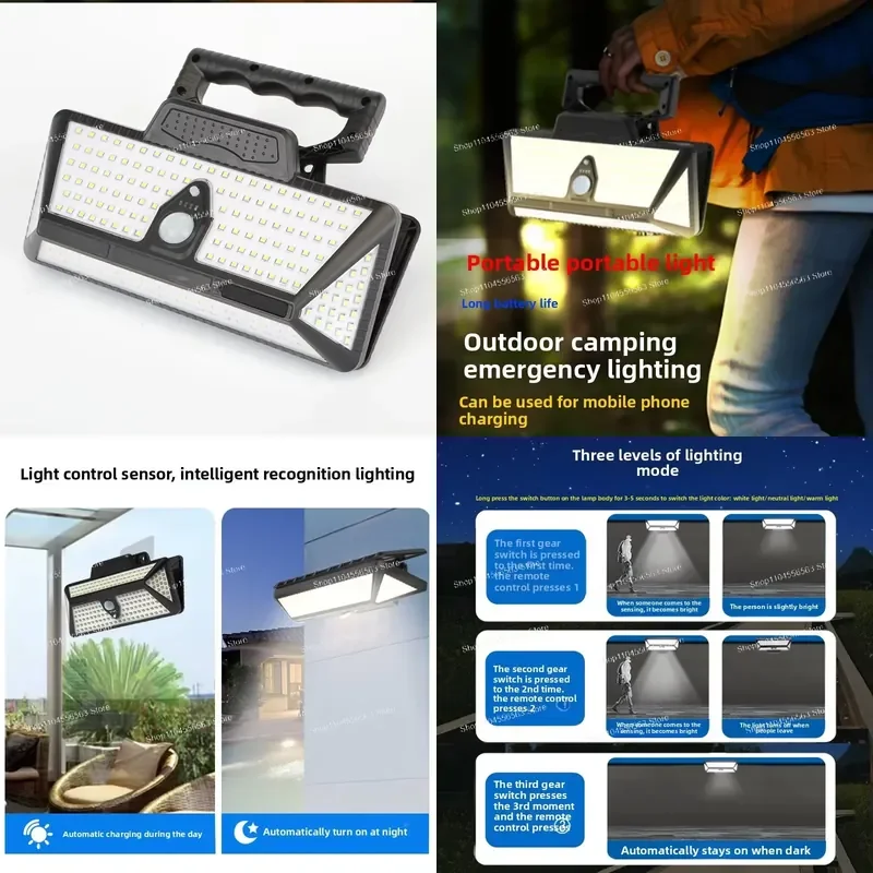 Clip Light Upgraded Solar Garden Lights Outdoor - Adjustable Double Head Fence Post Lighting for Driveway Pathway