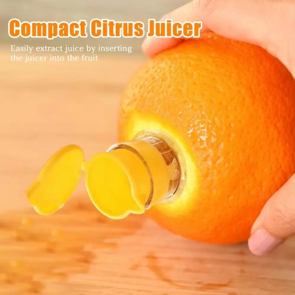 Portable Mini Lemon Squeezer Easy-to-Use Manual Fruit Juicer Clear Citrus Squeezer