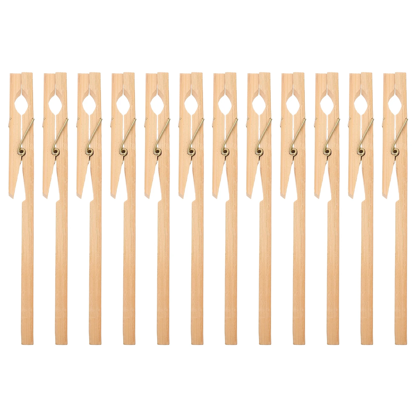 

12 Pcs Experiment Test Tube Clamps Clips for Fixing Tubes Labs Tool Wooden Laboratory