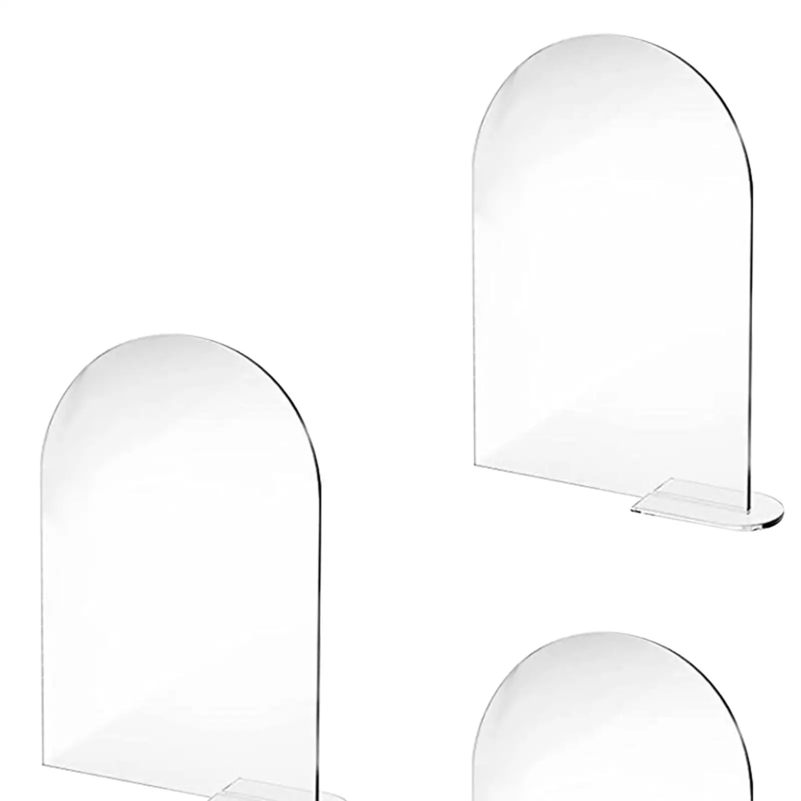 Acrylic Template Place Cards Blank Guest Name Signs Smooth Table Number Holder Stand for Banquet Wedding Party Event Decor