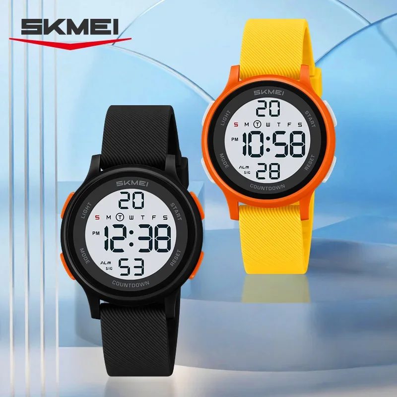 SKMEI 2427 Boy Girl Sport Colorful Children Digital Kids Wristwatches Waterproof Child Electronic Watch Shockproof Montre 1721