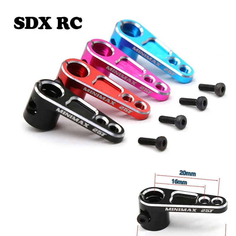 1pcs Aluminum Alloy 25T Servo Arm Heighten Steering Link Servo Part For RC Car TRX-4 SCX10-ii TAMIYA ARRMA Wltoys HSP Redcat