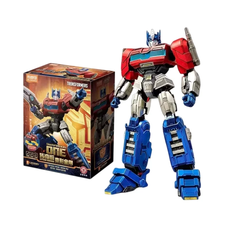 Blokees Bouwstenen Man Transformers ACTION EDITION Optimus Prime TFP Modelsets Anime Actiefiguur Bouwspeelgoed Cadeaus