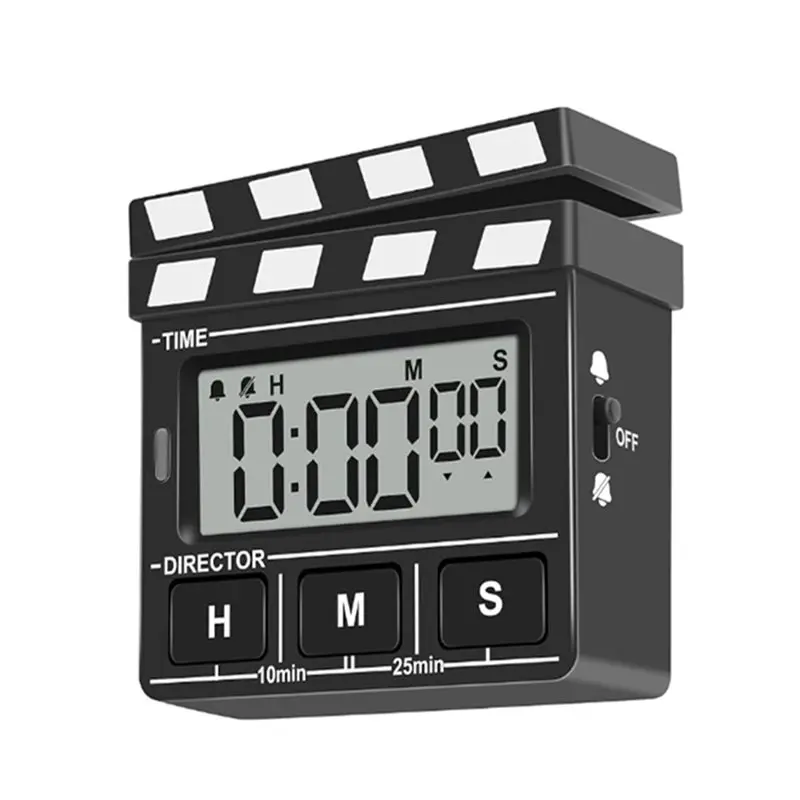 AB11-Auto Memory, Auto-Shut-Off LED Digital Timer Style Large Magnetic Display, Modern Design Cute Desk Timer For Kitchen For Co
