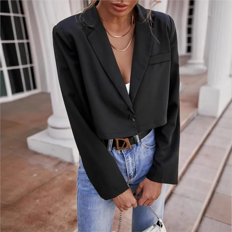 2025 Spring Autumn New Korean Fashion Suit Jacket Women's Casual Loose Waist Short Office Jacket ropa mujer tendencia cappotto