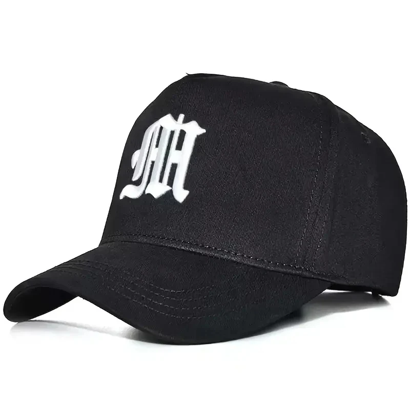 Mode Gothic Buchstabe M Stickerei Baseball Caps Frühling und Herbst Outdoor Einstellbare Casual Hüte Sonnenschutz Hut Sport Kappe – Detail 3