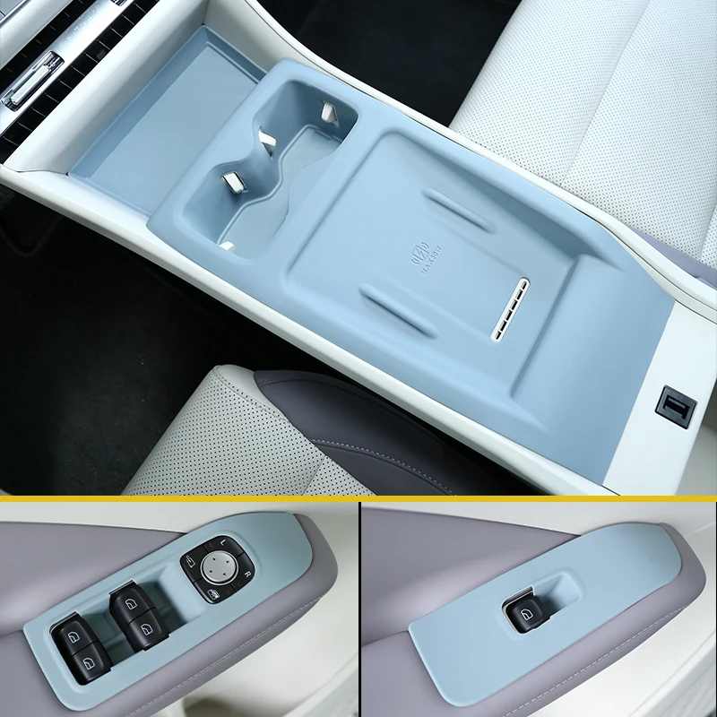 

For 2026 New MG MG4 Car Decoration Products Interior Modification Accessories Central Control Silicone Protective Cover