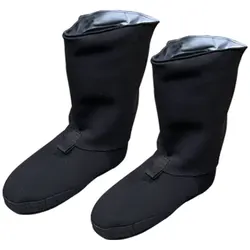 Wading Socks Wader Booties 4mm Waterproof Neoprene Stockingfoot with Gravel Guards for Fly Fishing ATV/UTV Hunting Pants(a Pair)