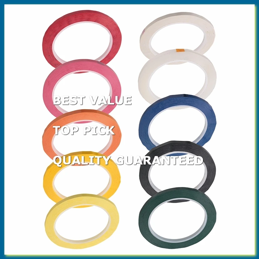 10 Rolls Autoclave Tape- Tape,0.24 Inch Width 216.5 Inch Length Instruments Identification Tape 10 Colors