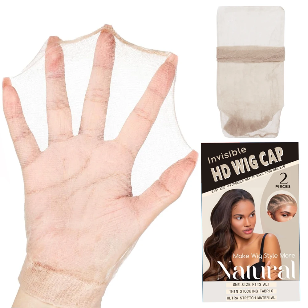 

2/6 шт. HD тонкие прозрачные невидимые сетки для париков, аксессуары для HD-париков