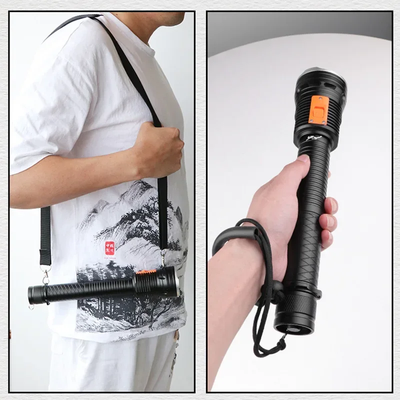 

10000LM ultra bright IPX8 Diving Flashlight 3*XHP70 LED Hunting Caving Dive Lamp 3 modes Underwater 200m 26650 Tactics headlight