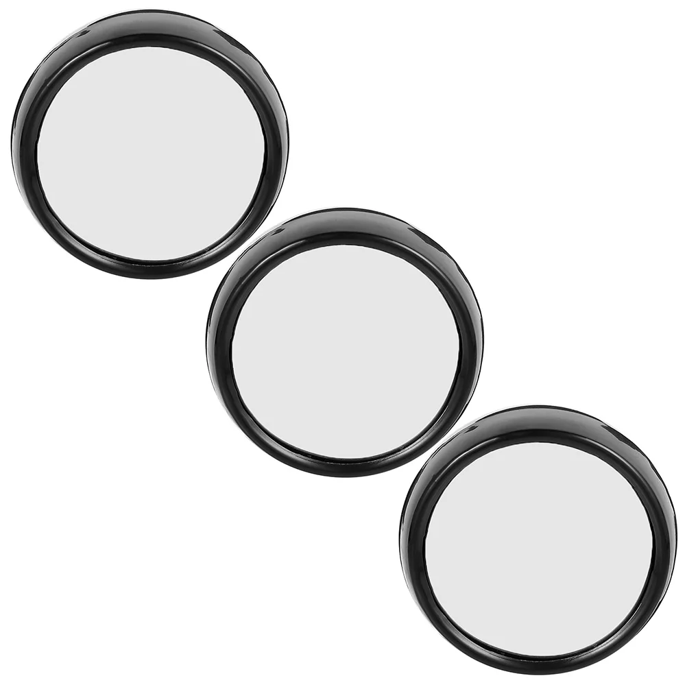 3 Pcs Cubicle Computer Mirror Small Office Desk Cubical Accessories for Work Convex Portable Mini