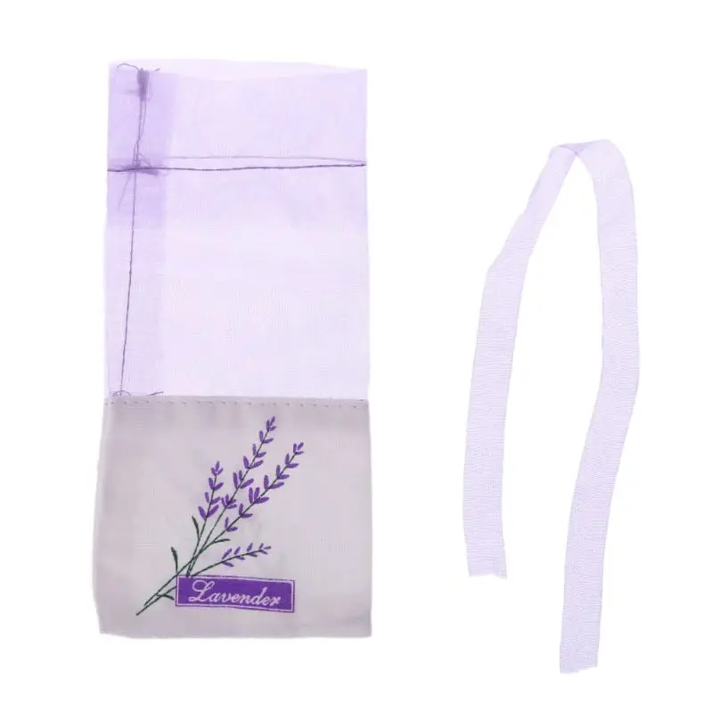 Lavender Sachet Empty Bag Mesh Stitching Beam Pocket For Storage Dry Flowers See