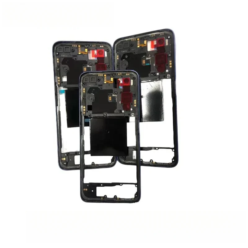 Middle Frame For Oppo Realme X50 5G RMX2144 Middle Frame With Camera Lens Housing Bezel Repair Parts