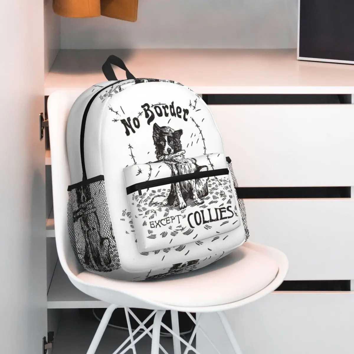 

No Border, кроме рюкзака Collies, рюкзак большой емкости, детская сумка для книг, школьная сумка, сумки на плечо для мужчин и женщин