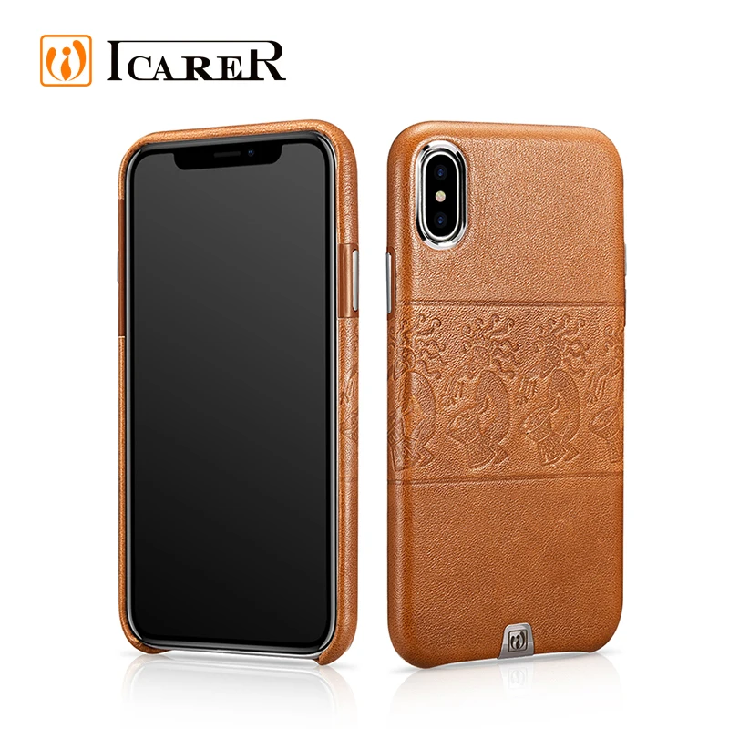 

Leather Protection Cover for QI Charge Cases Wireless Charging Cell Phone Covers for iPhone X