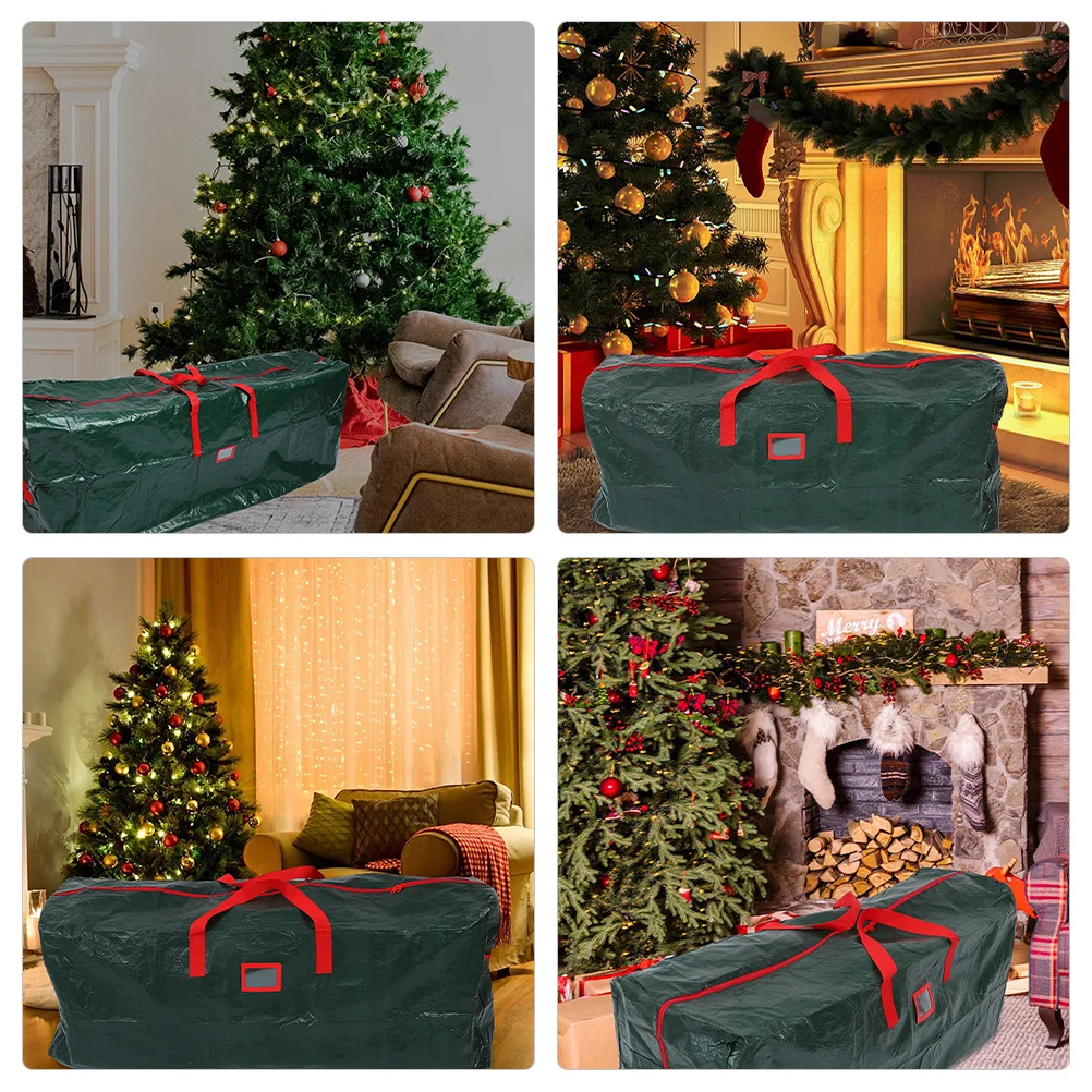 

Xmas Tree Storage Bag Large Capacity Christmas Organizer Pouch Dustproof Waterproof Christmas Tree Bag Storage Pouch