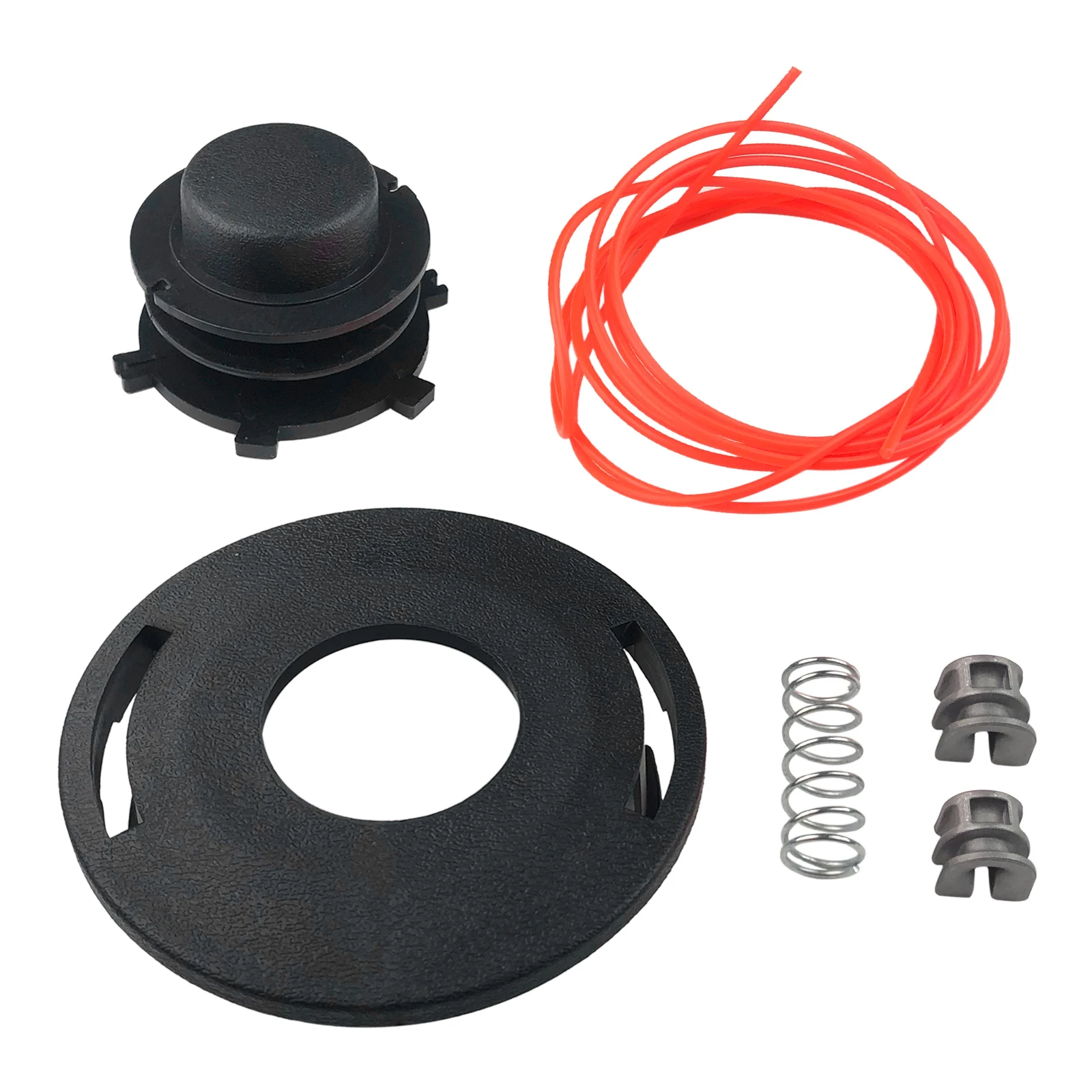 

String Trimmer Head Spring Head Spool Cap Cover Eyelet Sleeve Kit for Stihl FS 44 55 80 83 85 90 100 Replace Parts 4002-713-9708