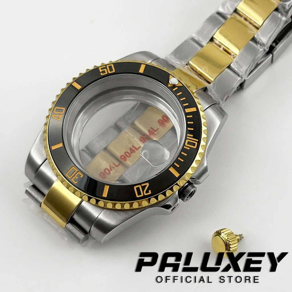 Diver NH35 40mm Waterproof Ceramic Bezel For NH34 NH35 NH36 NH38 NH70 ETA2824 Movement Sapphire Glass Watch Case 28.5mm Dial