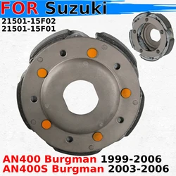 Motorcycle Driven Wheel Clutch Block Centrifugal For Suzuki AN400 AN400S Burgman 1999-2006 OEM21501-15F01 21501-15F02 MOTO PARTS