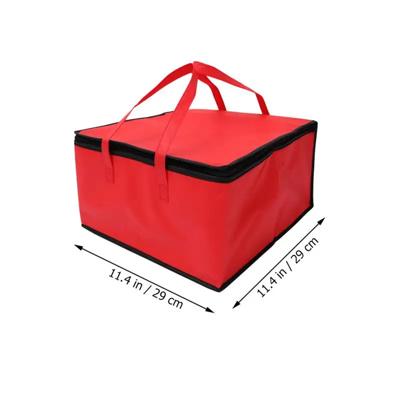 8inch Large Capacity Food Delivery Bag Takeout Insulated Bag Foldable Thermal Cooler Bag Fresh Keeping Backpack