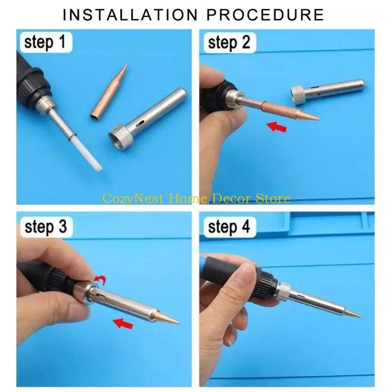 92MF Copper Soldering Tips leading frees Soldering Tips for Enhances Heat Conductivity