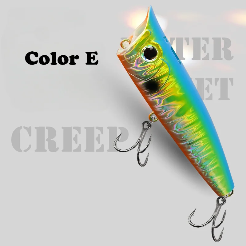 1 stücke/5 stücke Topwater Popper 9g 14,5g 18g Schwimmende Rock pop Künstliche Harte Köder für Bass Barsch Hecht Angeln Locken