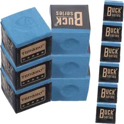 12PCS Billiards Cue Chalks Billiards Accessories Anti Slip Wear-resistant Durable Portable Light Professional Snooker Chalk