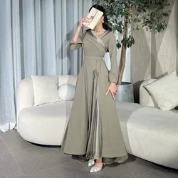 Serendipity Evening Dress vestido boda invitada elegante Elegant Pleat A-Line V-Neck Cocktail Prom Gown For Sexy Women 2024