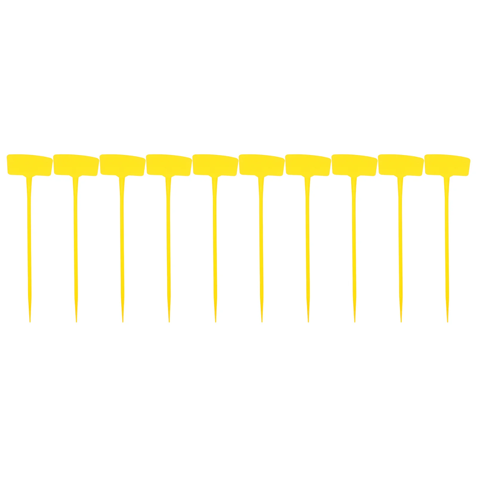 10 قطعة ملصقات نباتات الحديقة علامات زهور بلاستيكية متينة لمستلزمات البستنة الداخلية الخارجية علامات ساحة مع أوتاد ديكور