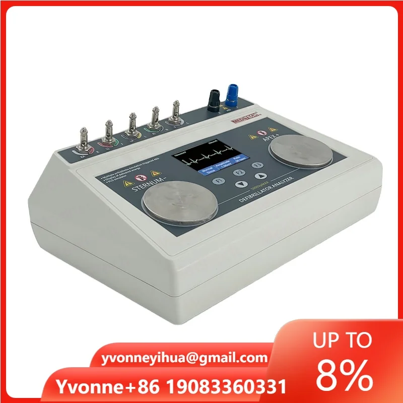 

Meditech Defi-sense Analyzer Professional Medical Device For Energy Calibration Defibrillator ECG AED Simulator Electricity